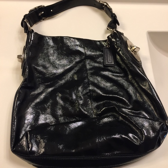 Coach leather shoulder bag - Picture 1 of 8